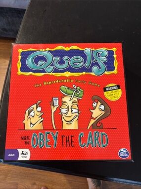 Quelf Unpredictable Party Game - Red